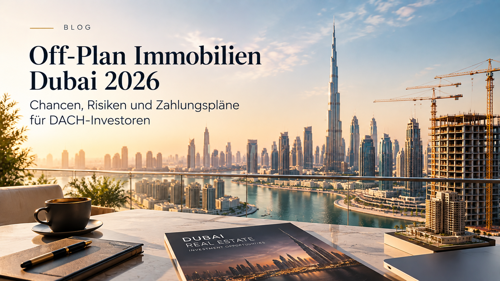 Off-Plan Immobilien Dubai 2026 — Chancen, Risiken und Zahlungspläne für DACH-Investoren