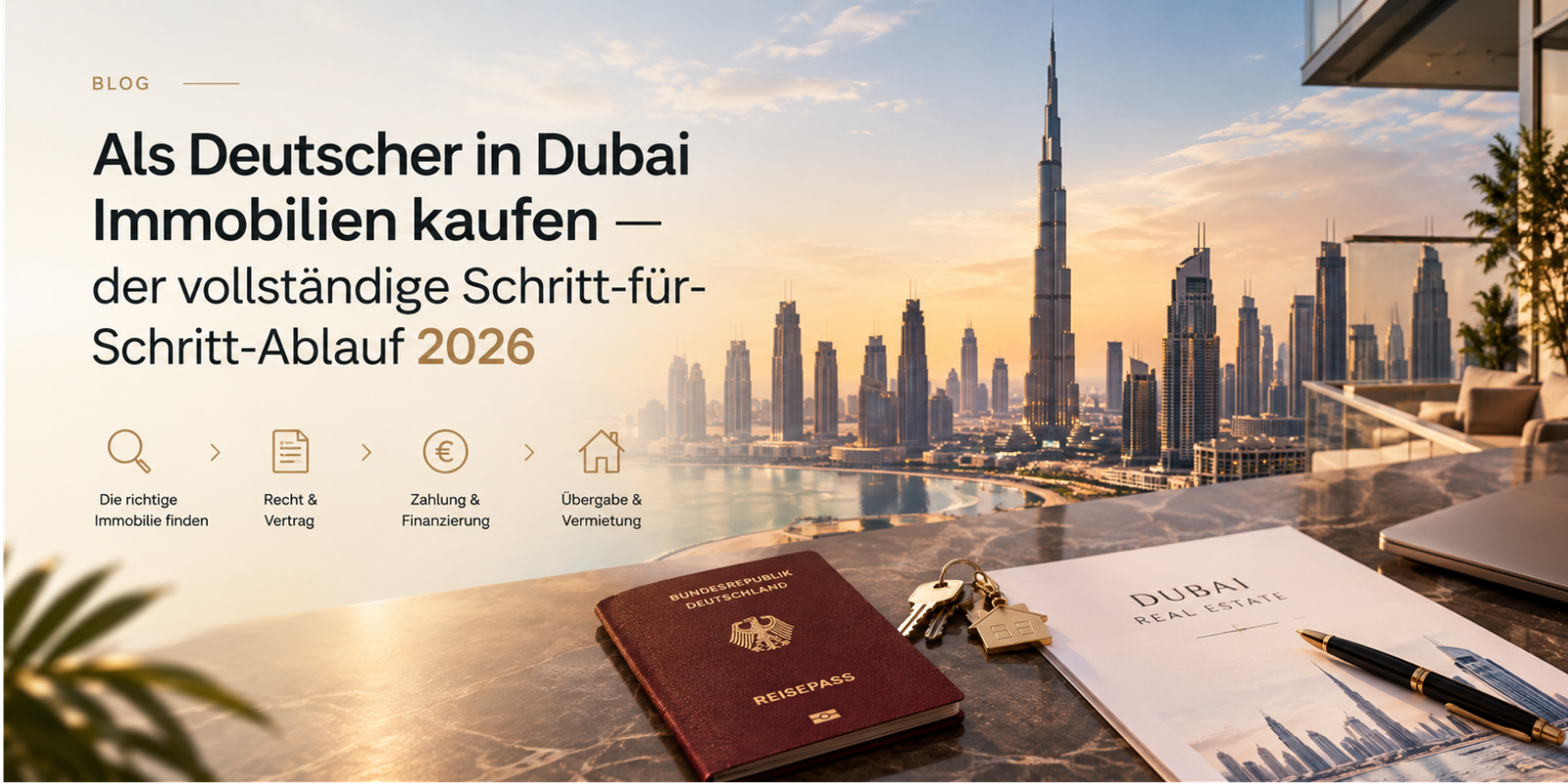 Als Deutscher in Dubai Immobilien kaufen — Schritt für Schritt