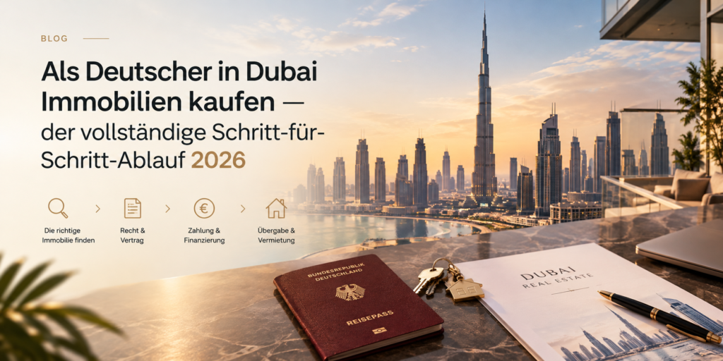 Dubai Immobilien kaufen Ablauf Deutsche 2026